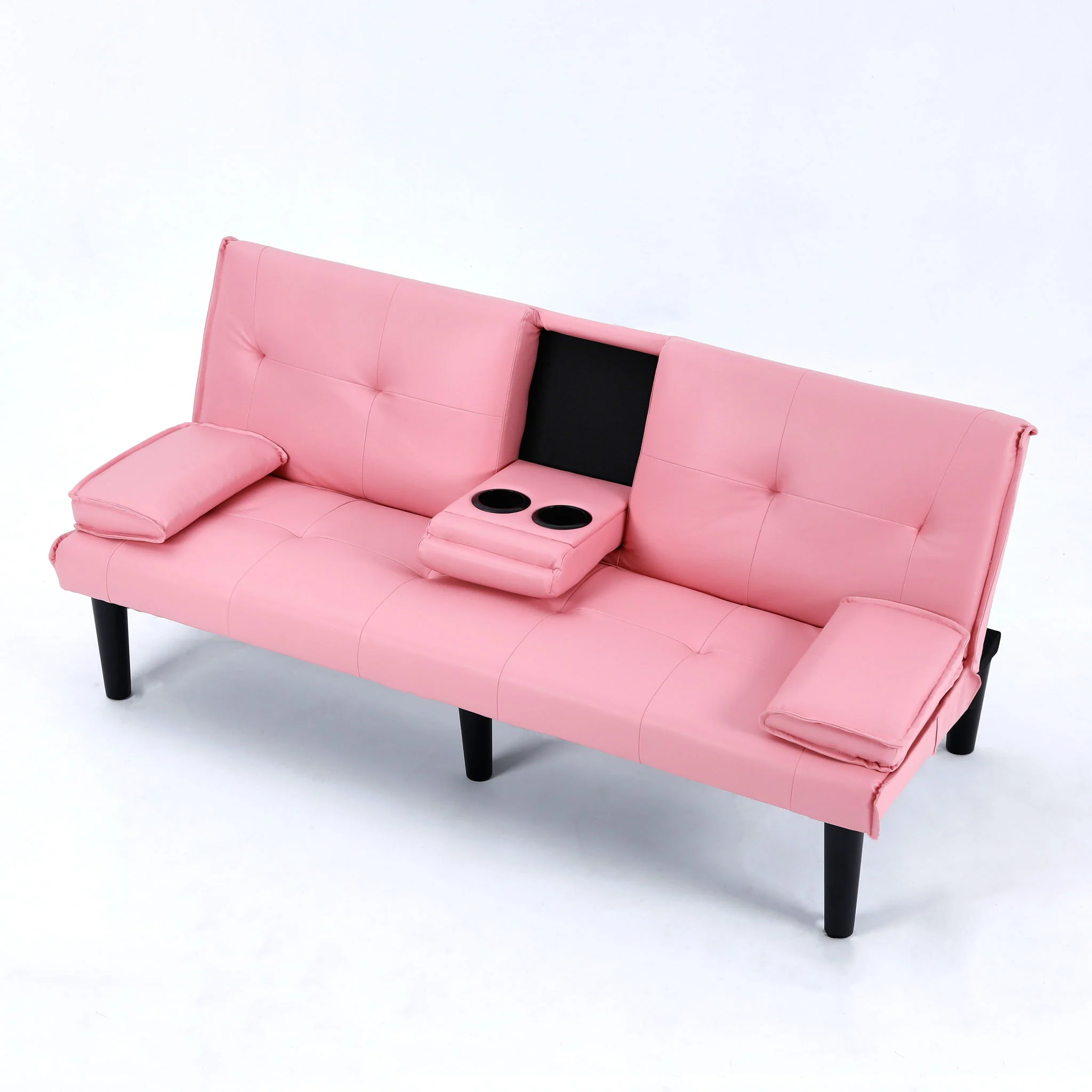 Sofa Bed With Foldable Design And Cup Holder - Image 5