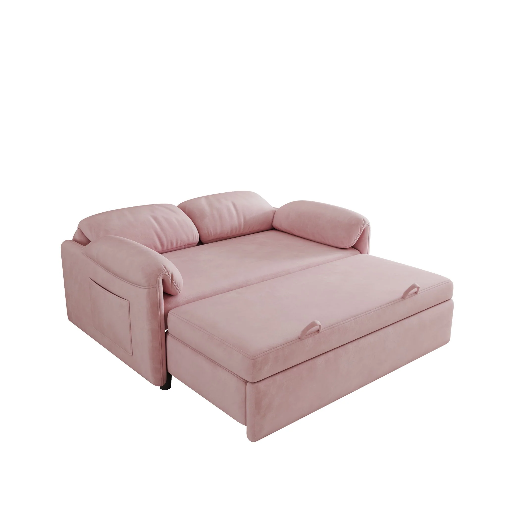 Sofa, Dual Purpose Lounge With Retractable Queen Size Bed - Image 4