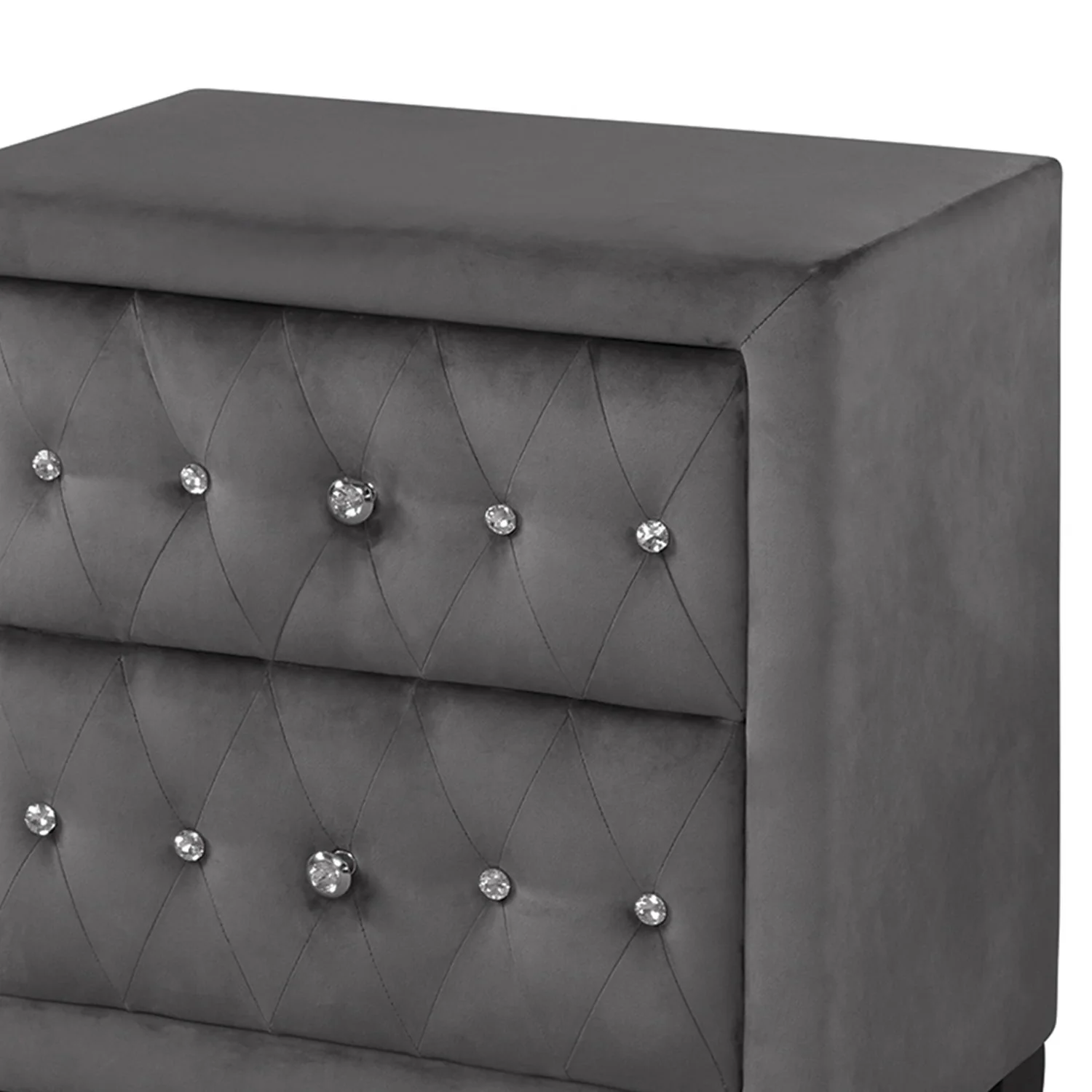 Sophia - 2 Drawer Nightstand - Gray - Image 5