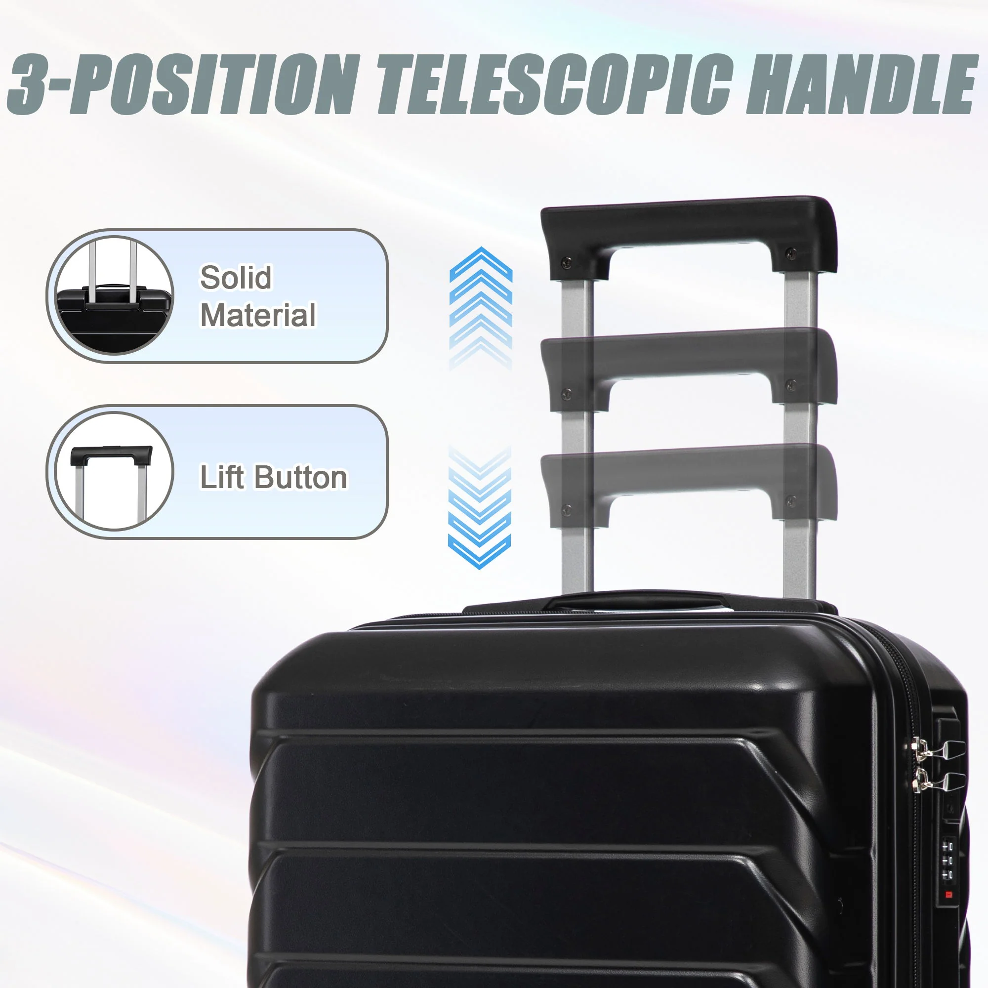 Spinner Luggage Set With Combination Lock - Image 42