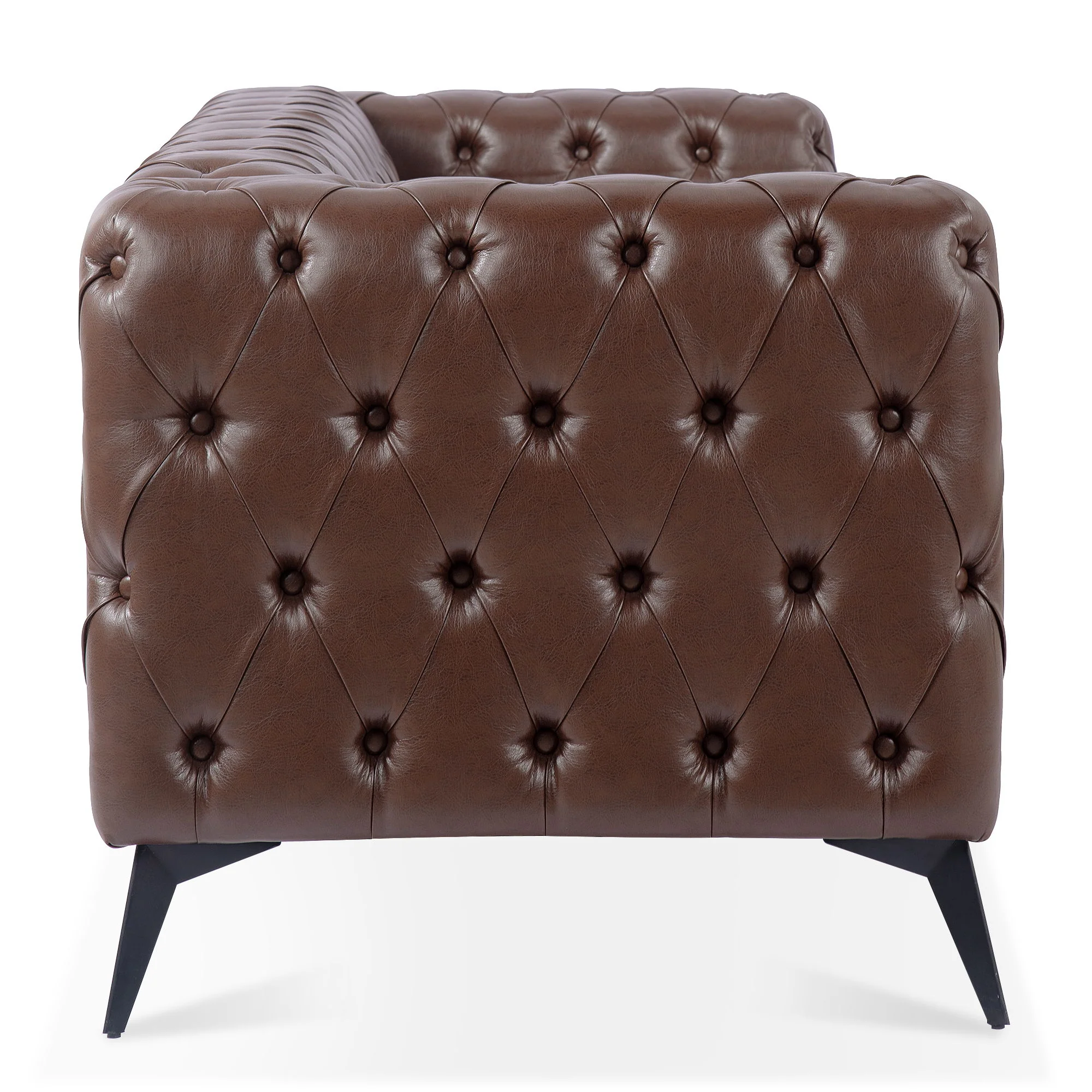 Square Arm Removable Cushion 3 Seater Sofa - Image 12