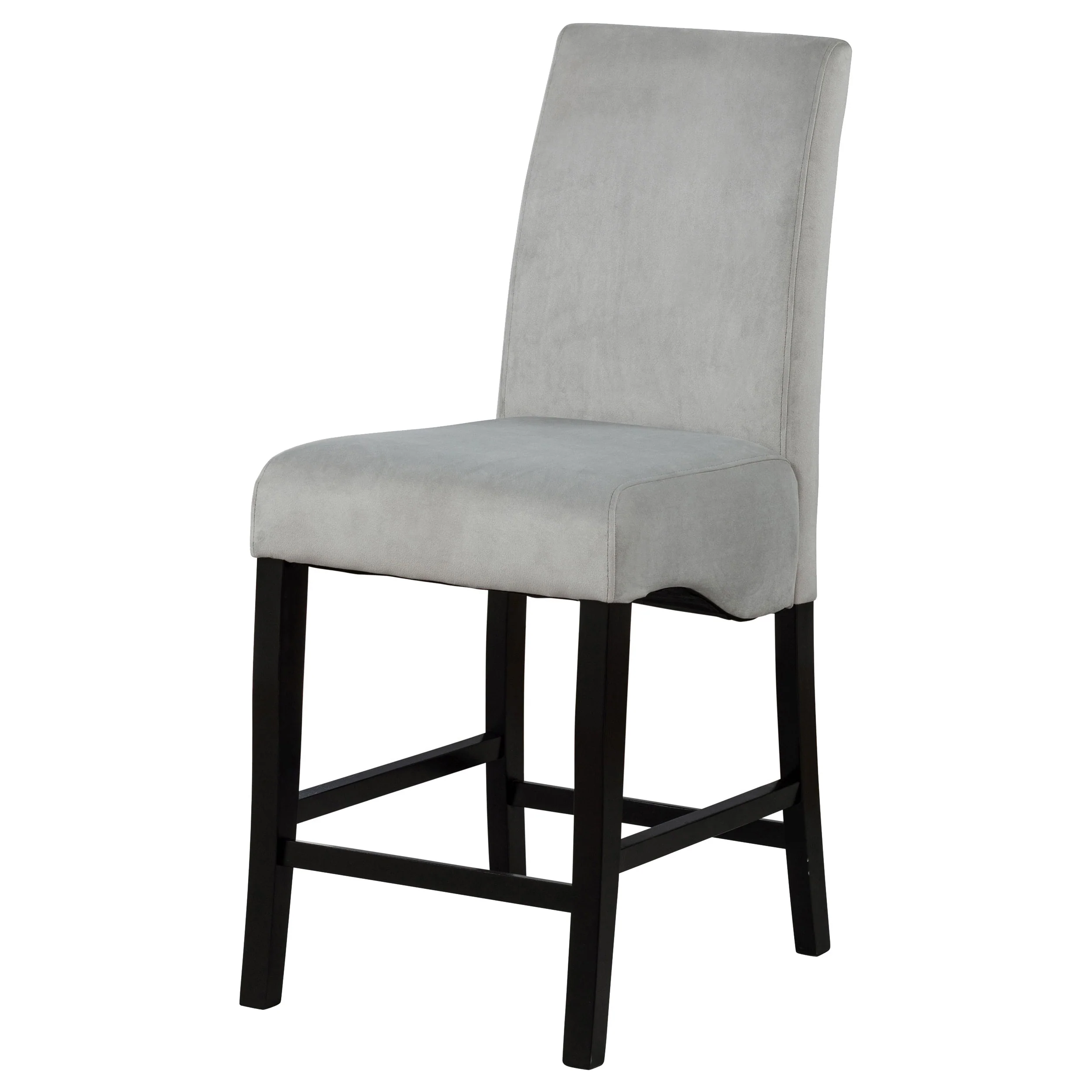Stanton Grey Velvet Counter Chair Set of 2 - Image 4