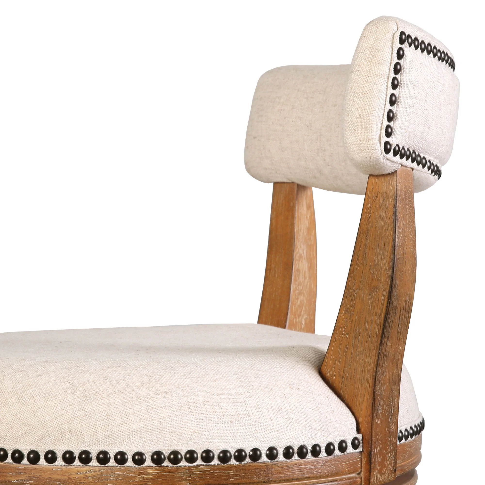 Stool & Upholstered Seat And Back - Image 14