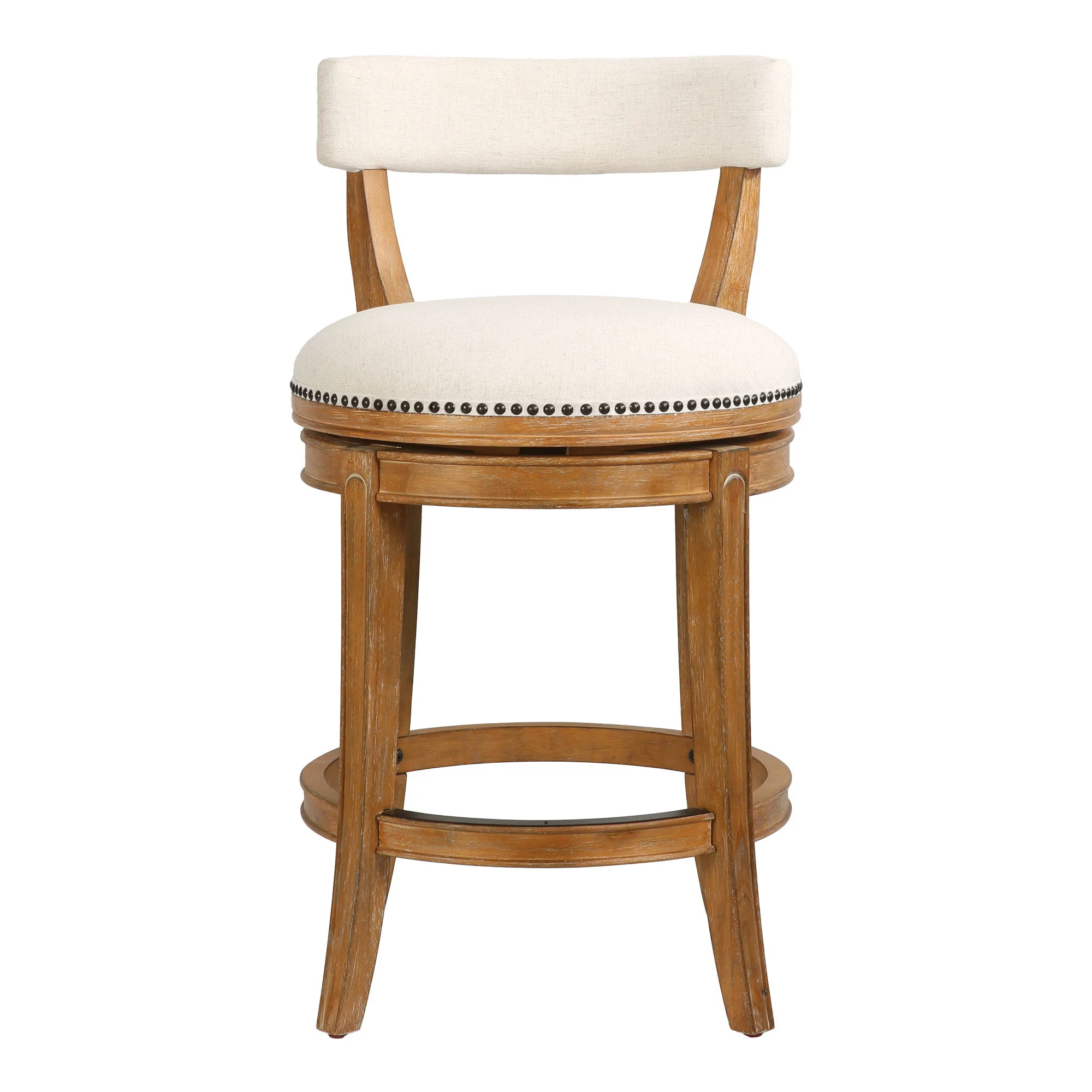Stool & Upholstered Seat And Back - Image 2