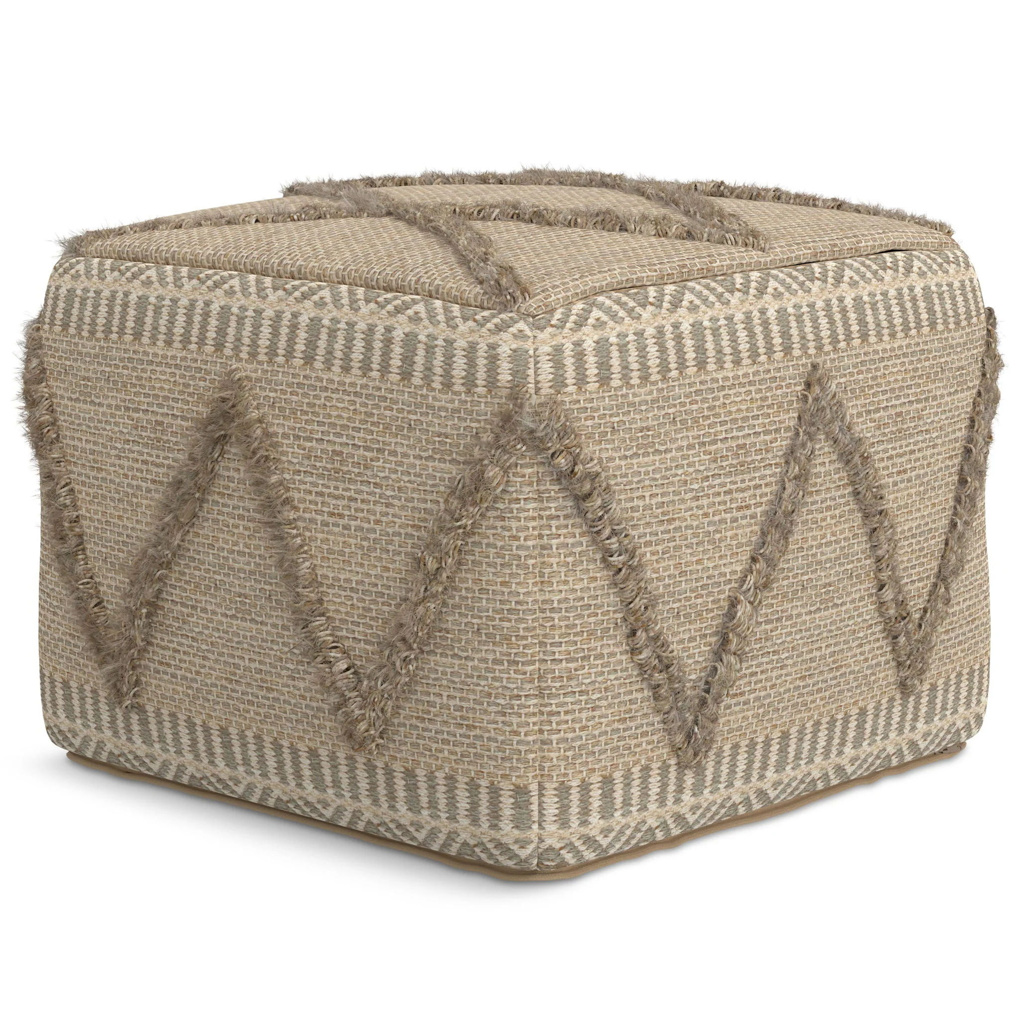 Sweeney - Upholstered Square Pouf - Image 2