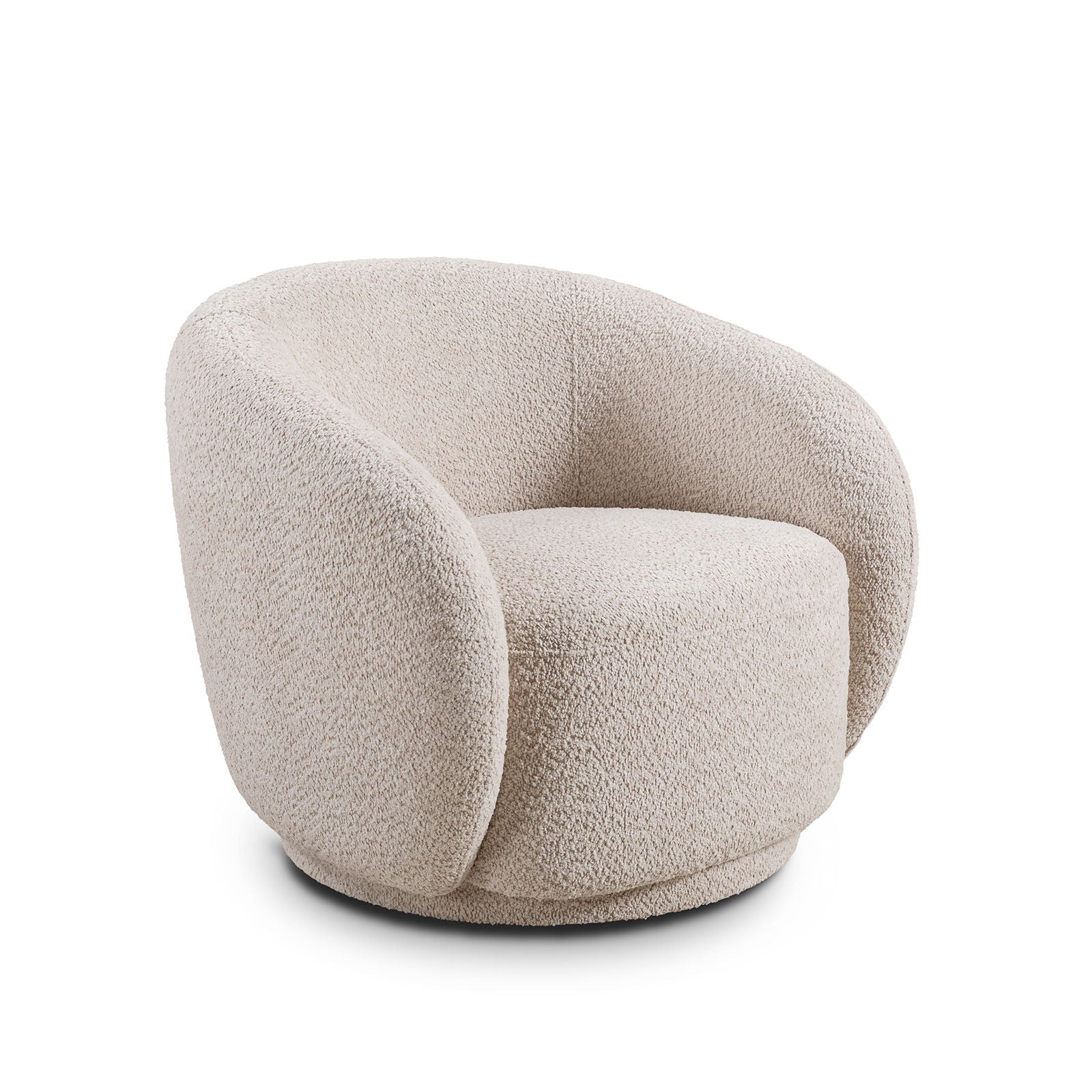 Swivel Accent Upholstered Barrel Chair - Image 7