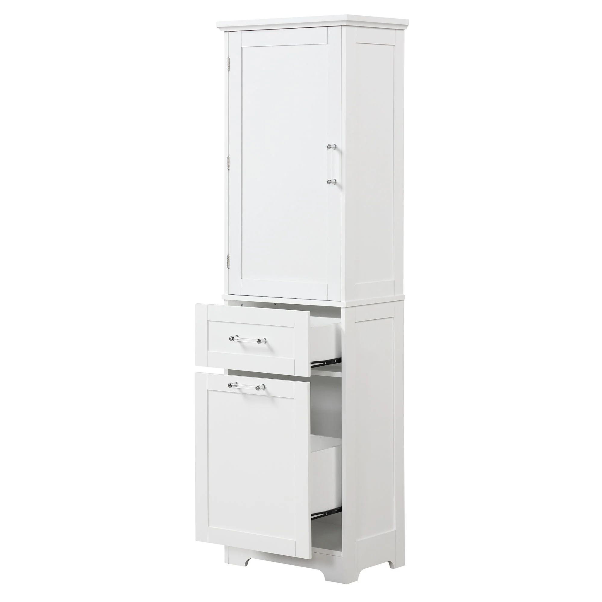 Tall Freestanding Bathroom Storage Cabinet With Adjustable Shelf And 2 Drawers - Image 25