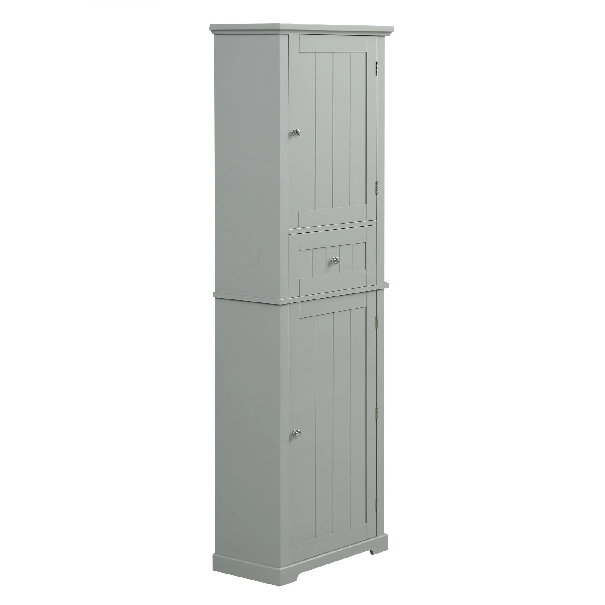 Tall Freestanding Bathroom Storage Cabinet With Drawer And Adjustable Shelf - Image 9