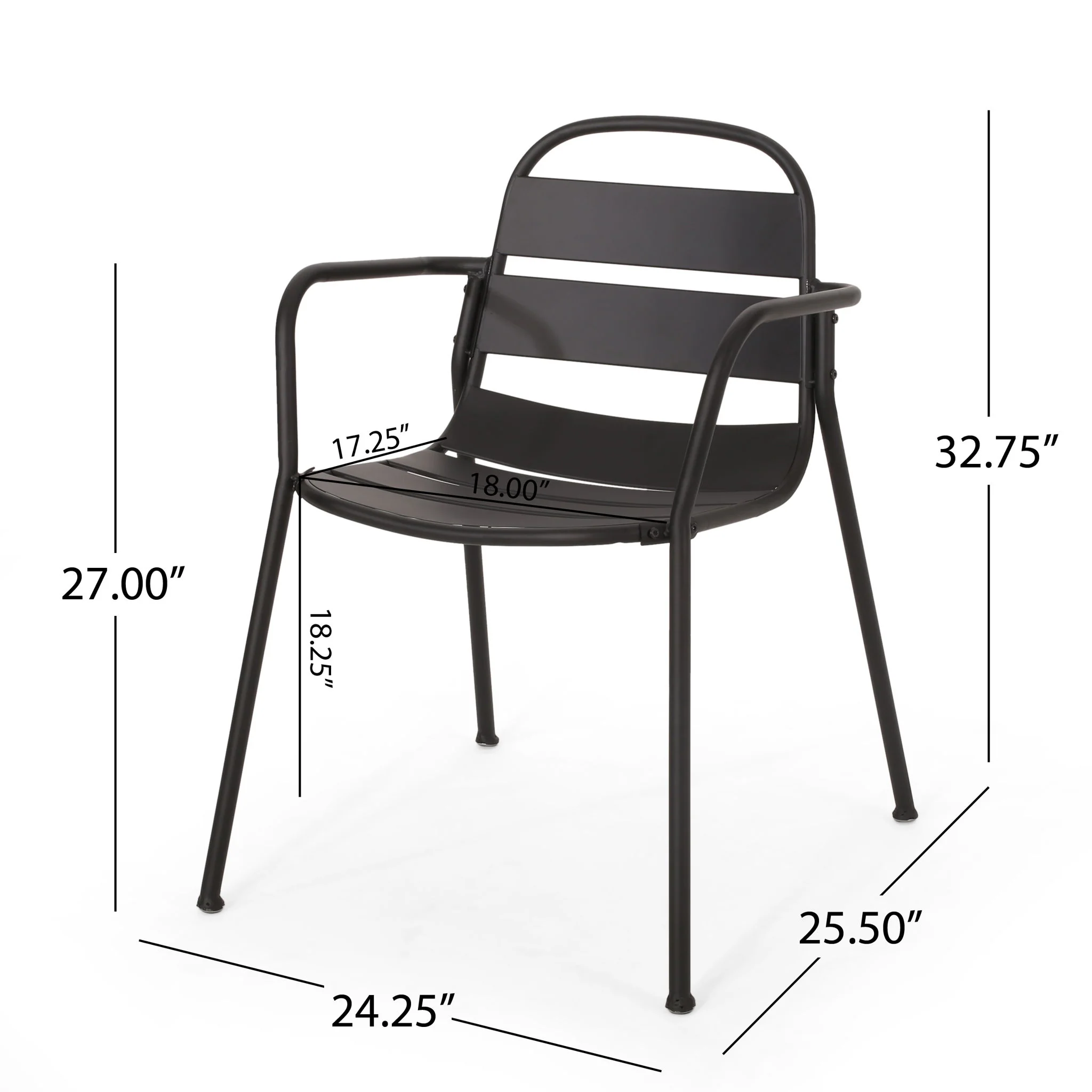 Terra Nova - Bistro Set - Matte Black - Image 4