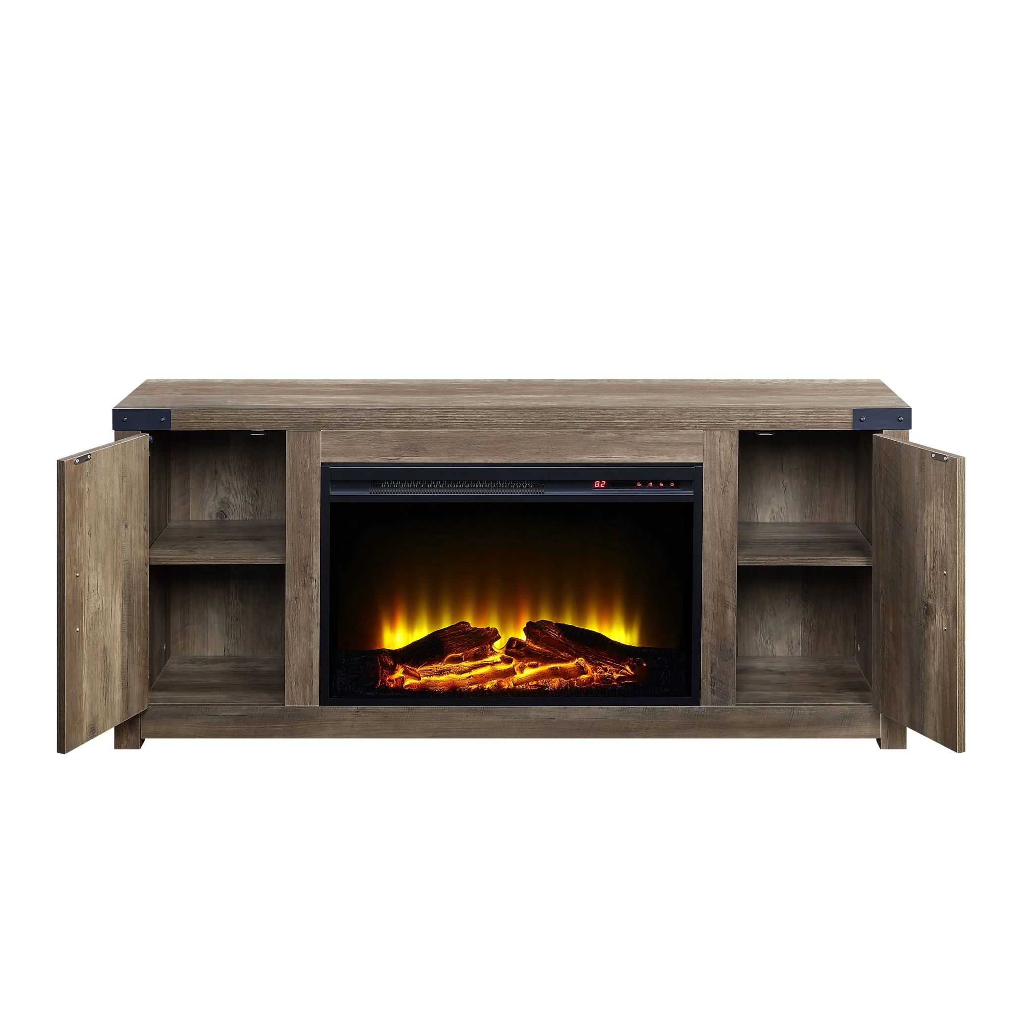 Tobias - Fireplace - Oak / Rustic - Image 3