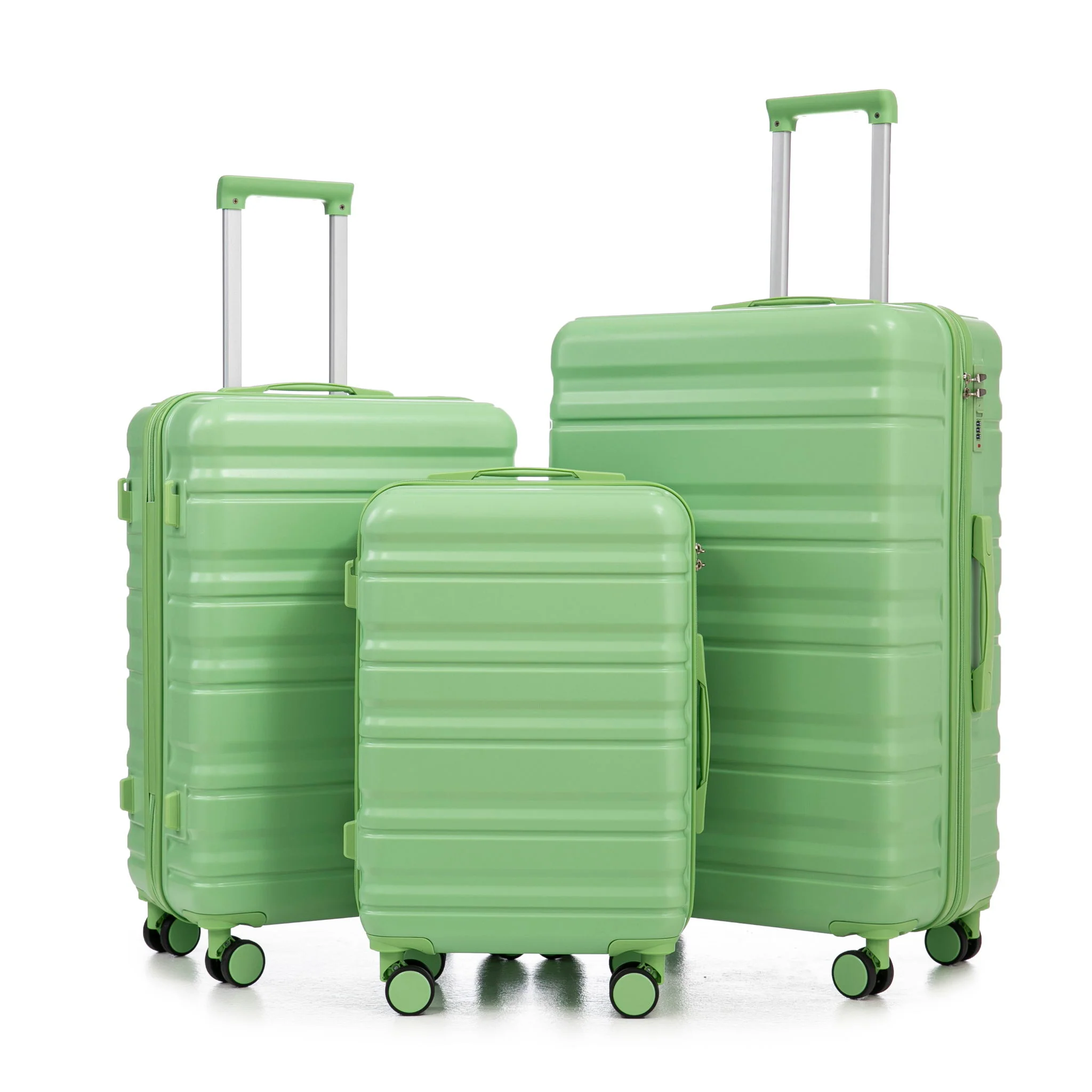 Tourist 3 Piece Luggage Set, Combination Lock, Durable Hard Shell With 360° Silent Wheels - Image 2