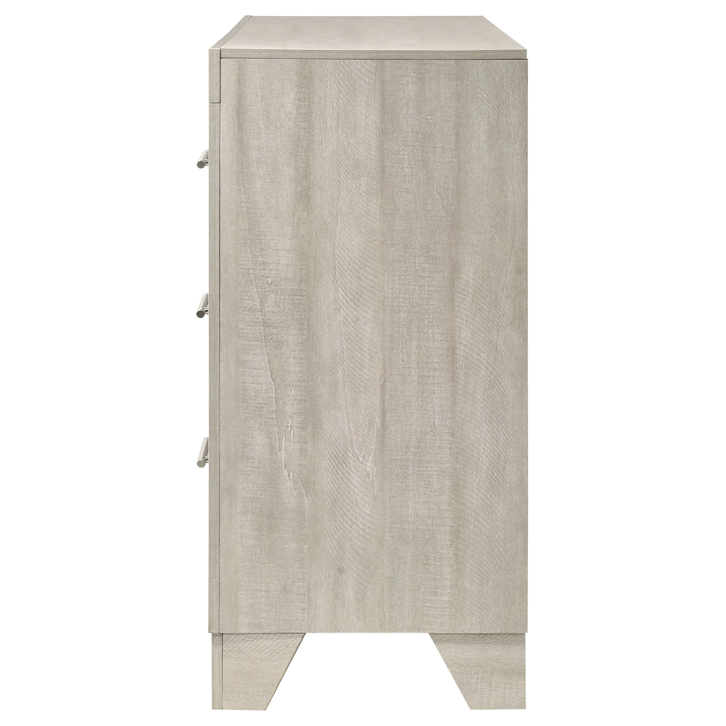 Trenton 6-Drawer Bedroom Dresser in Rustic Cream - Image 2
