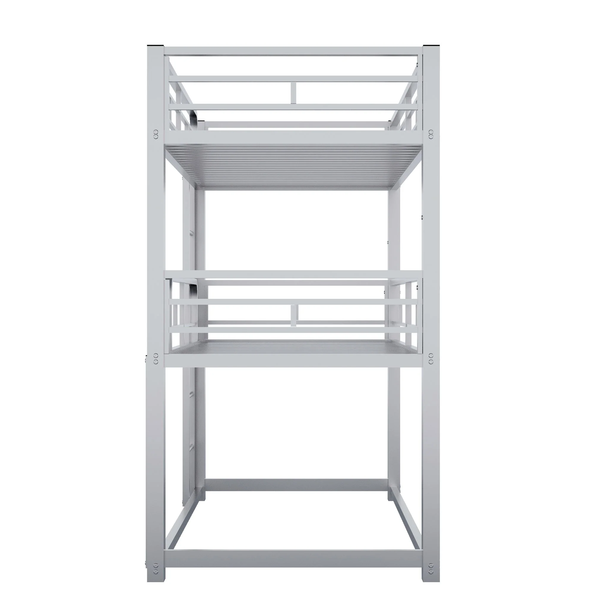 Triple Bunk Bed With Sturdy Construction And Space Saving Design - Image 6