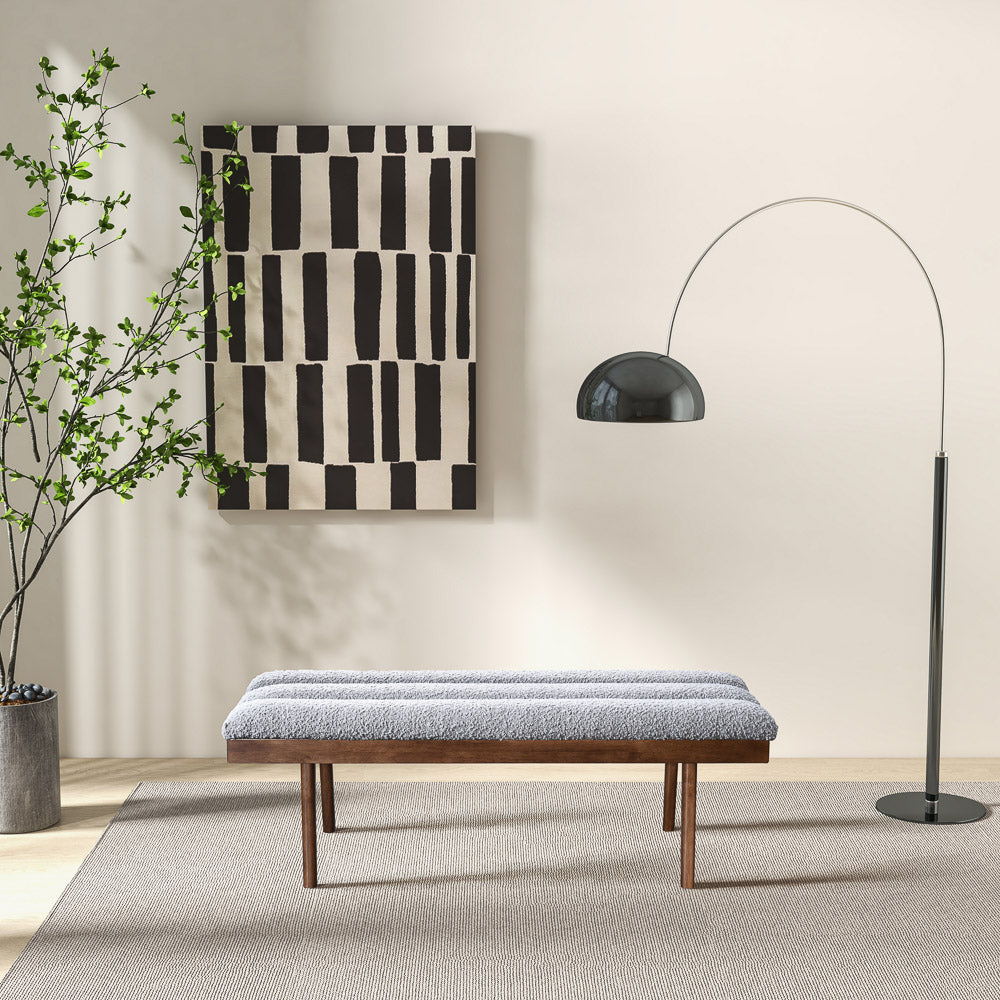 Troni - Bench - Brown / Light Gray - Image 3