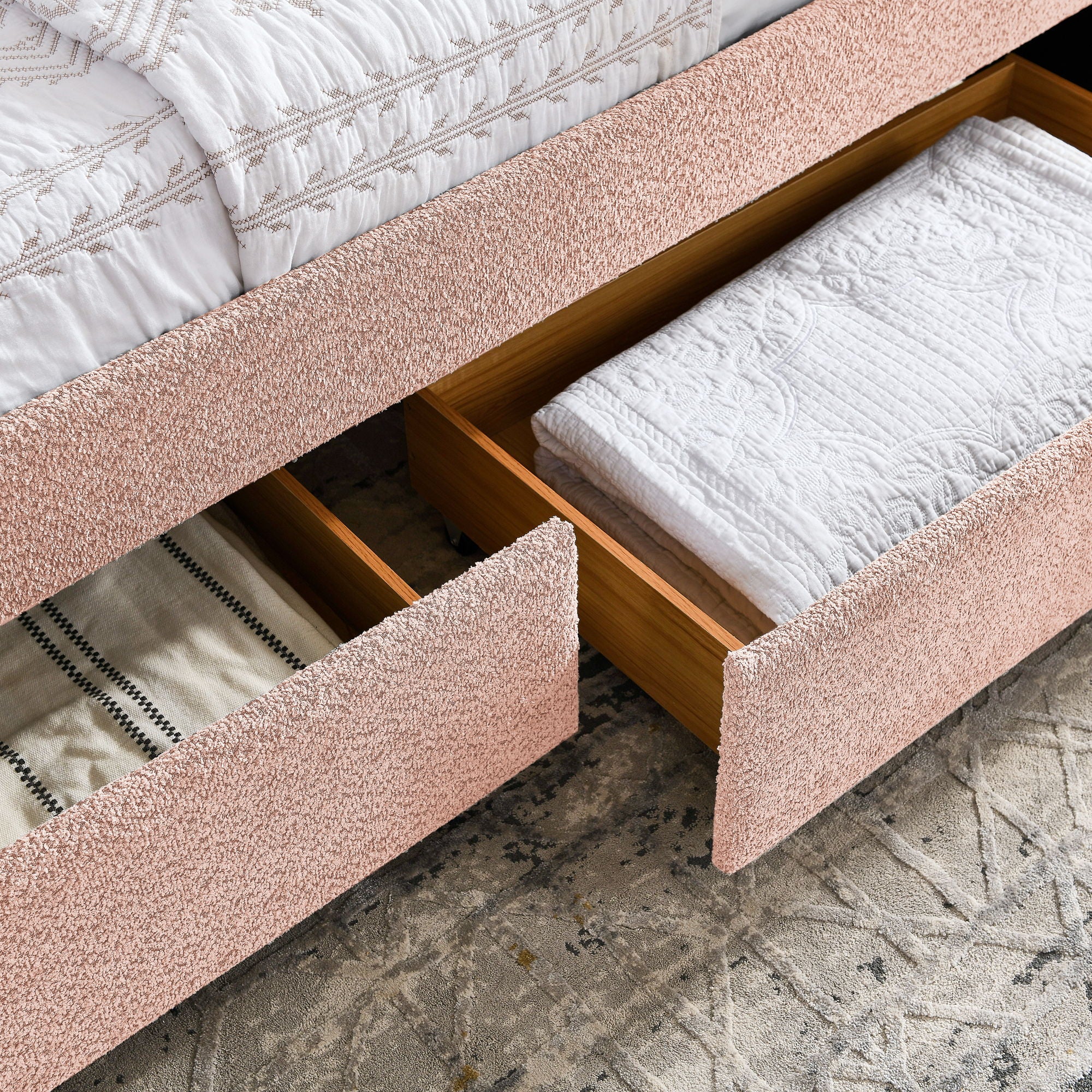 Upholstered Daybed & 2 Drawers - Image 23