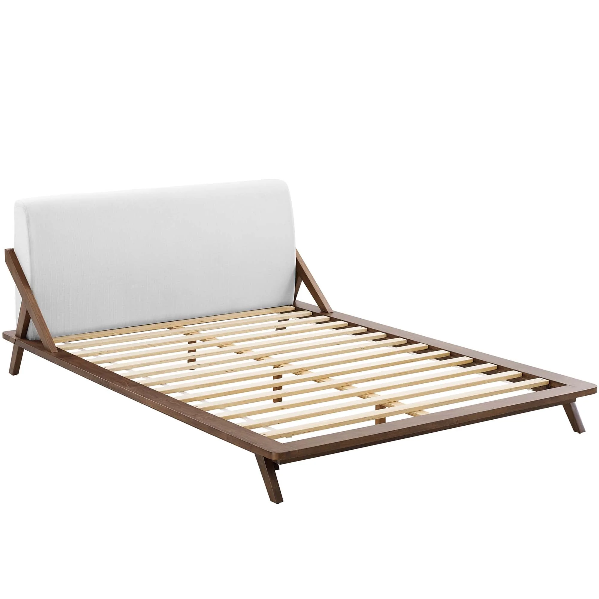 Upholstered Fabric Platform Sled Bed - Image 27