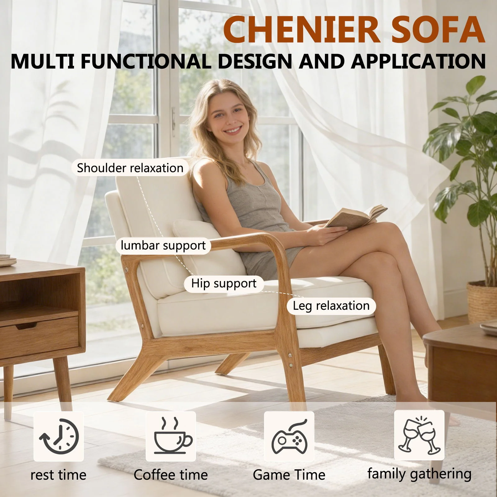 Upholstered Living Room Chair - Image 13