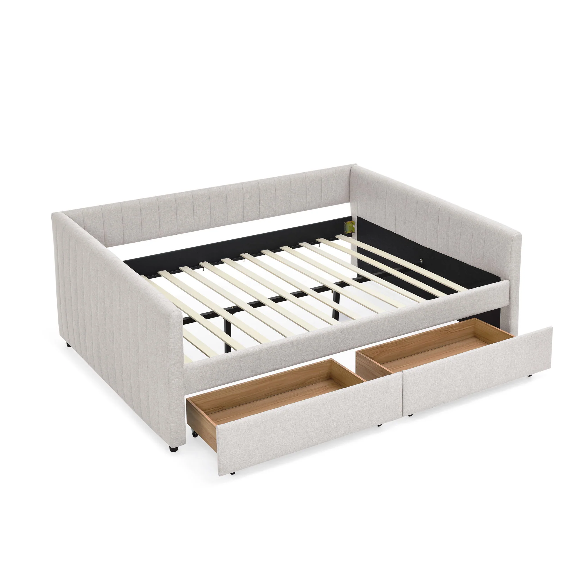 Upholstered Queen Daybed With 2 Drawers - Image 2