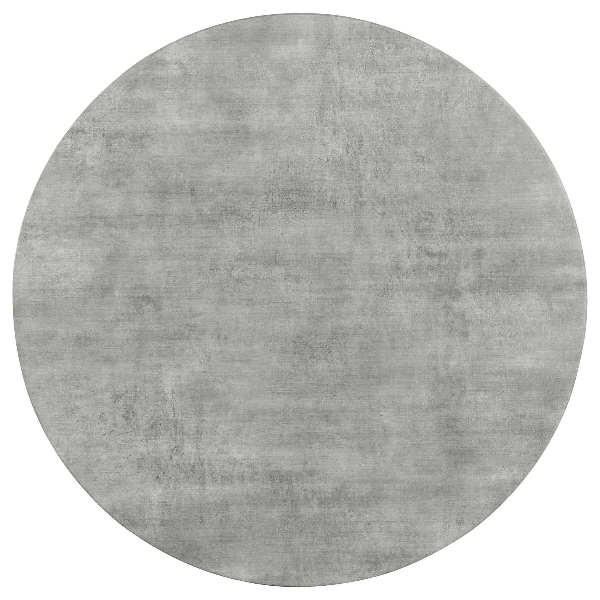 Vellux - 5 Piece Round Dining Table Set With Concrete Top Upholstered Chairs - Gunmetal - Image 5