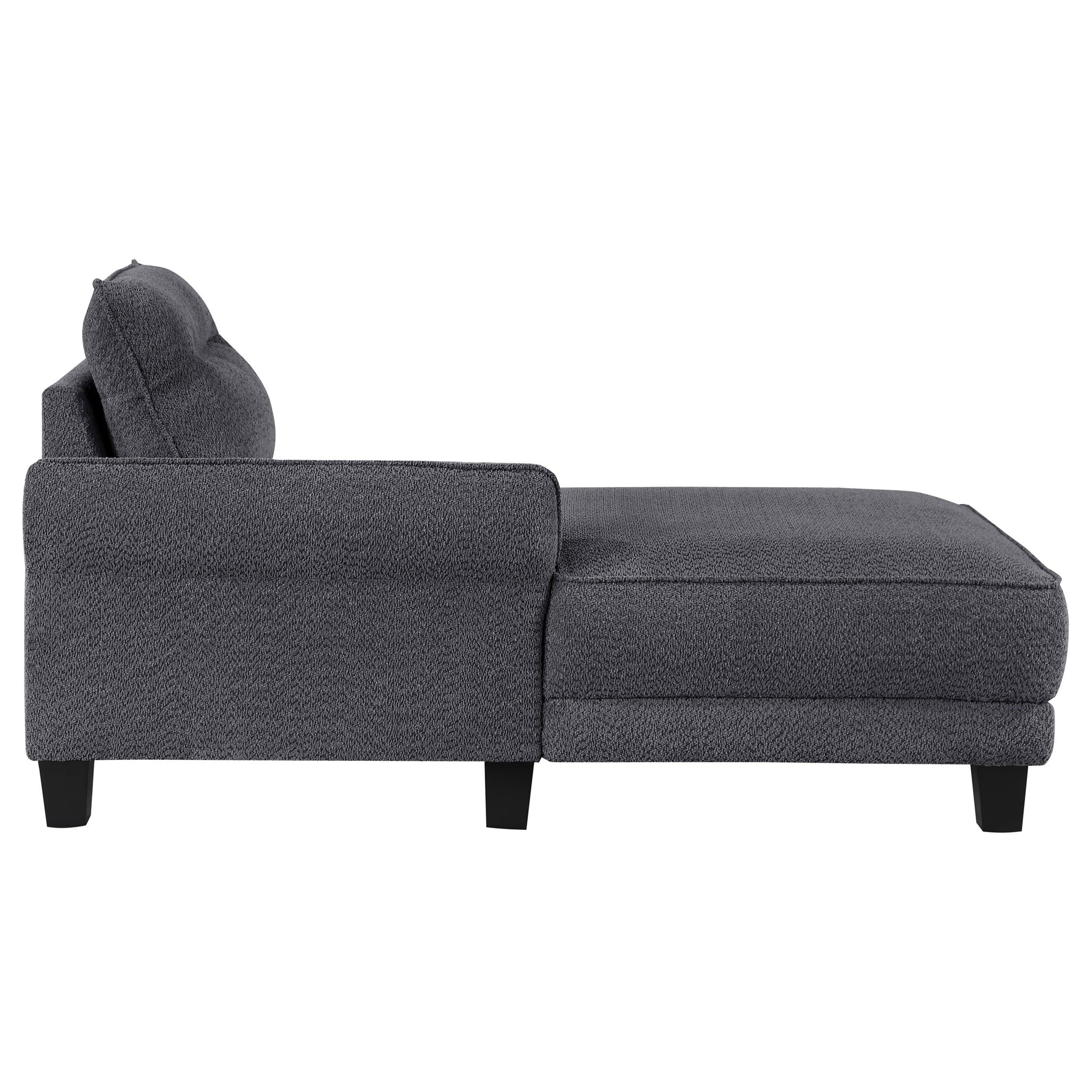 Verona - Loose Back Sectional Sofa - Gray - Image 2