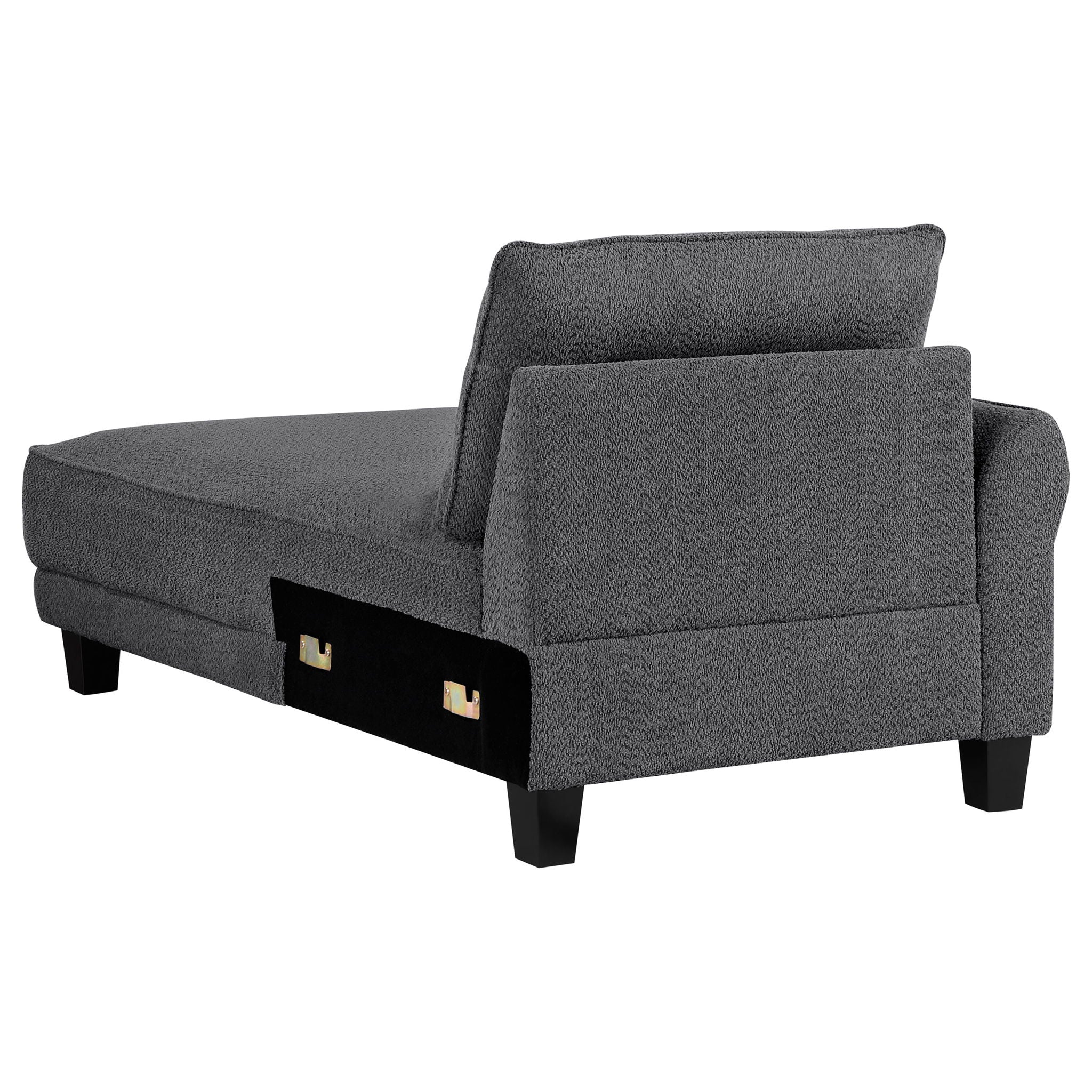 Verona - Loose Back Sectional Sofa - Gray - Image 4
