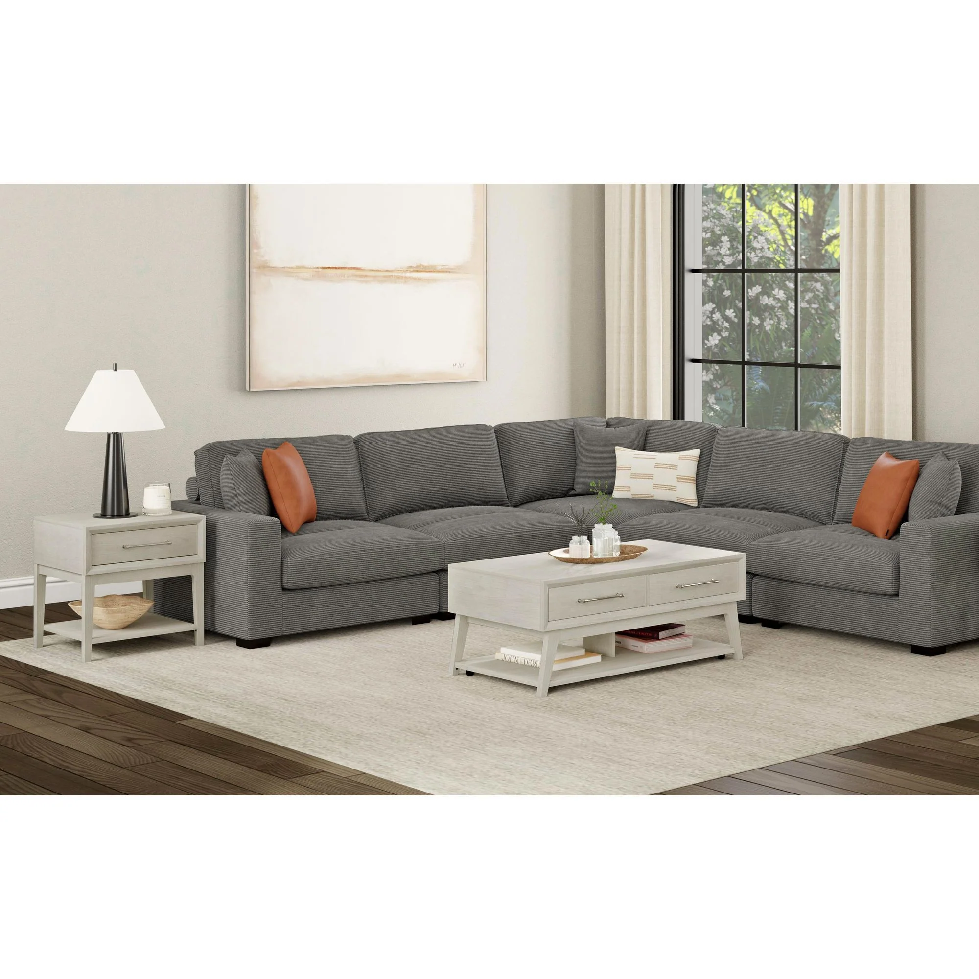 Westland - Coffee Table With Casters - Almond - Image 3