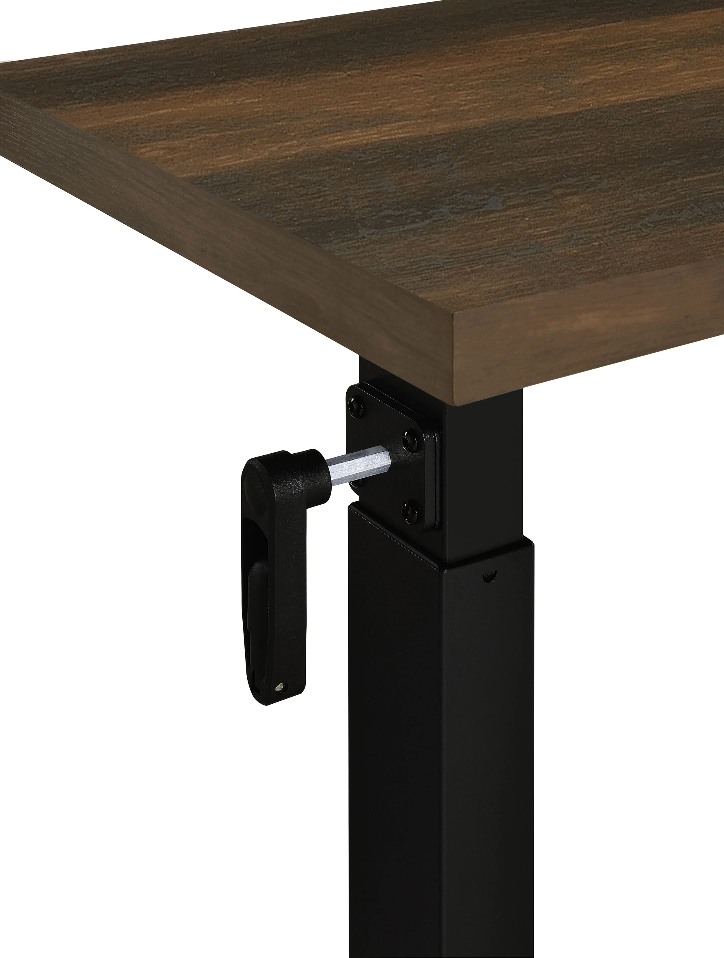 Westpark Height Adjustable Mobile C-Table, Dark Pine - Image 13