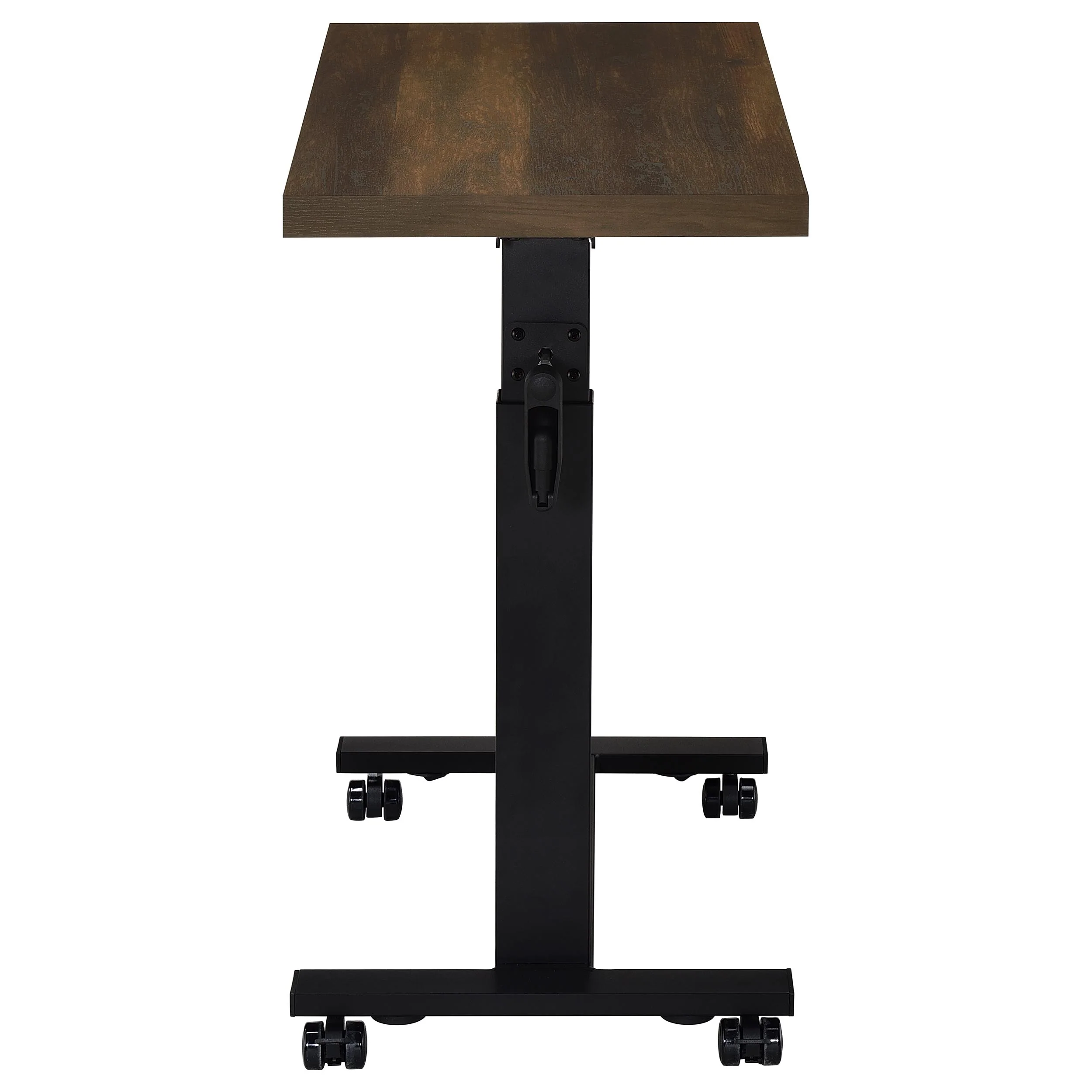 Westpark Height Adjustable Mobile C-Table, Dark Pine - Image 6