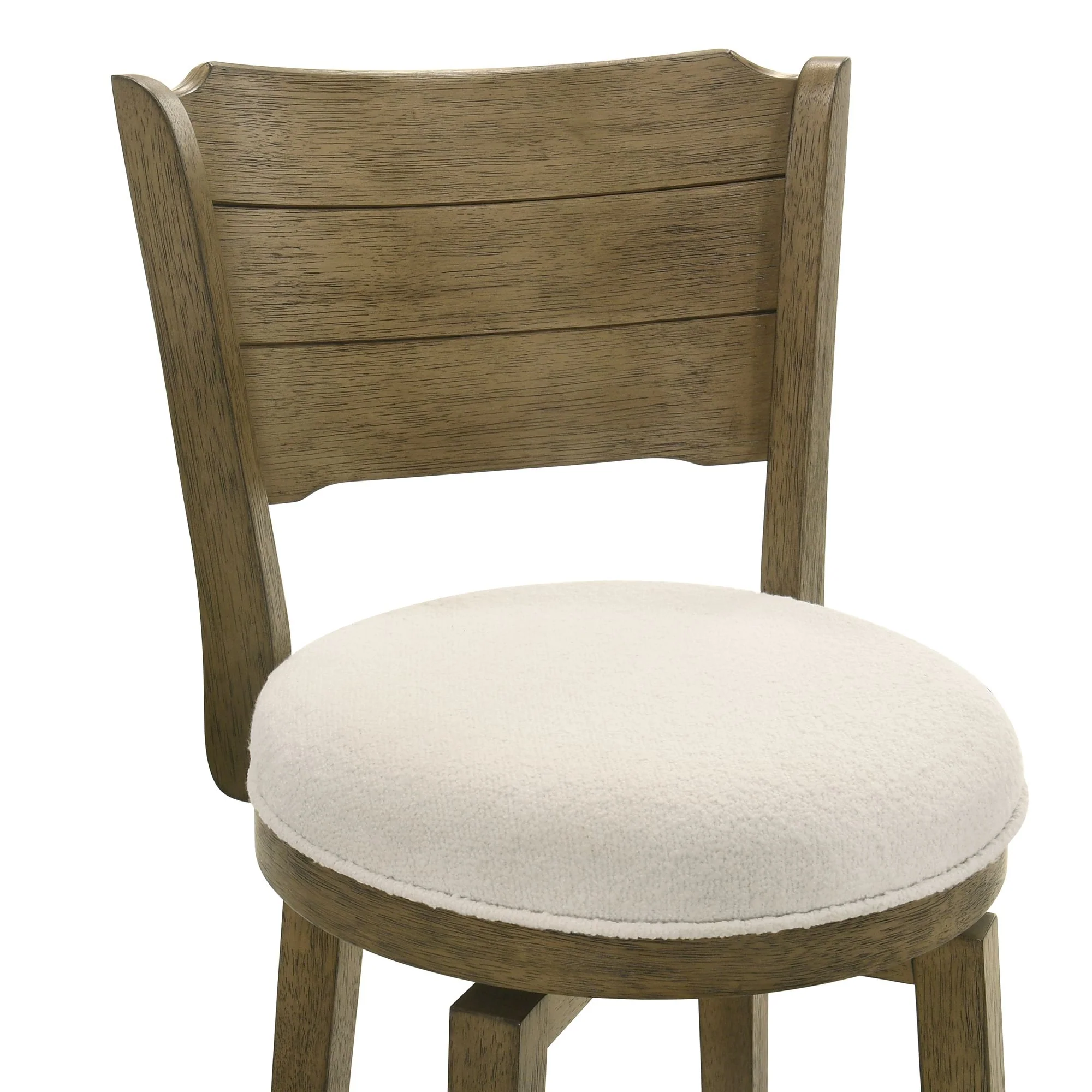 Winsley - Coastal Modern Swivel Wood Counter Height Kitchen Bar Stool - Image 17