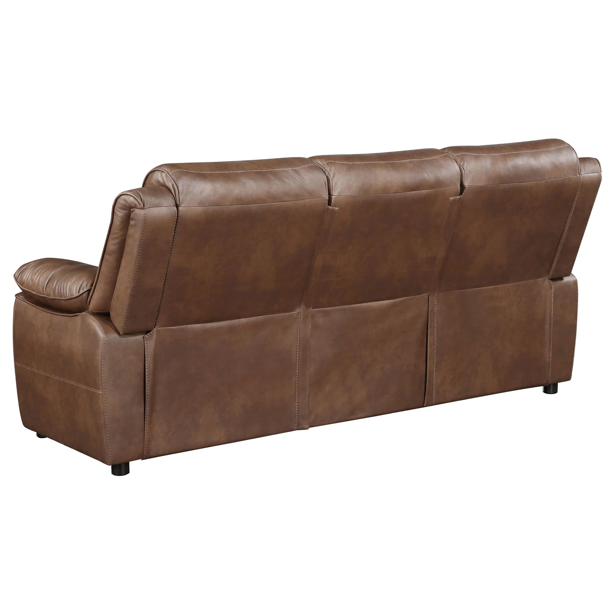 Worthington - Padded Arm Sofa - Dark Brown - Image 5