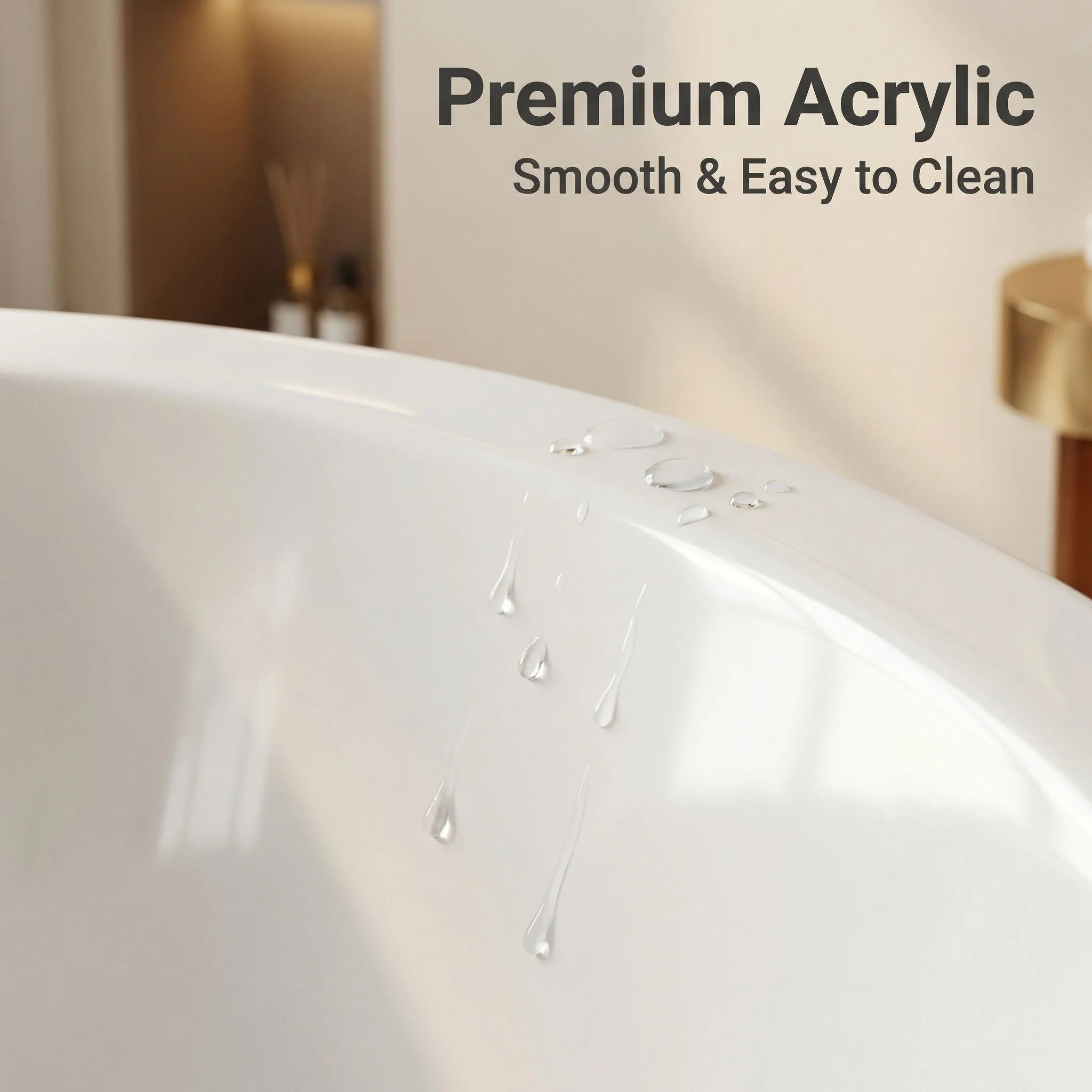 Xavier - Double Corner Massage Bathtub - Milk White - Image 5