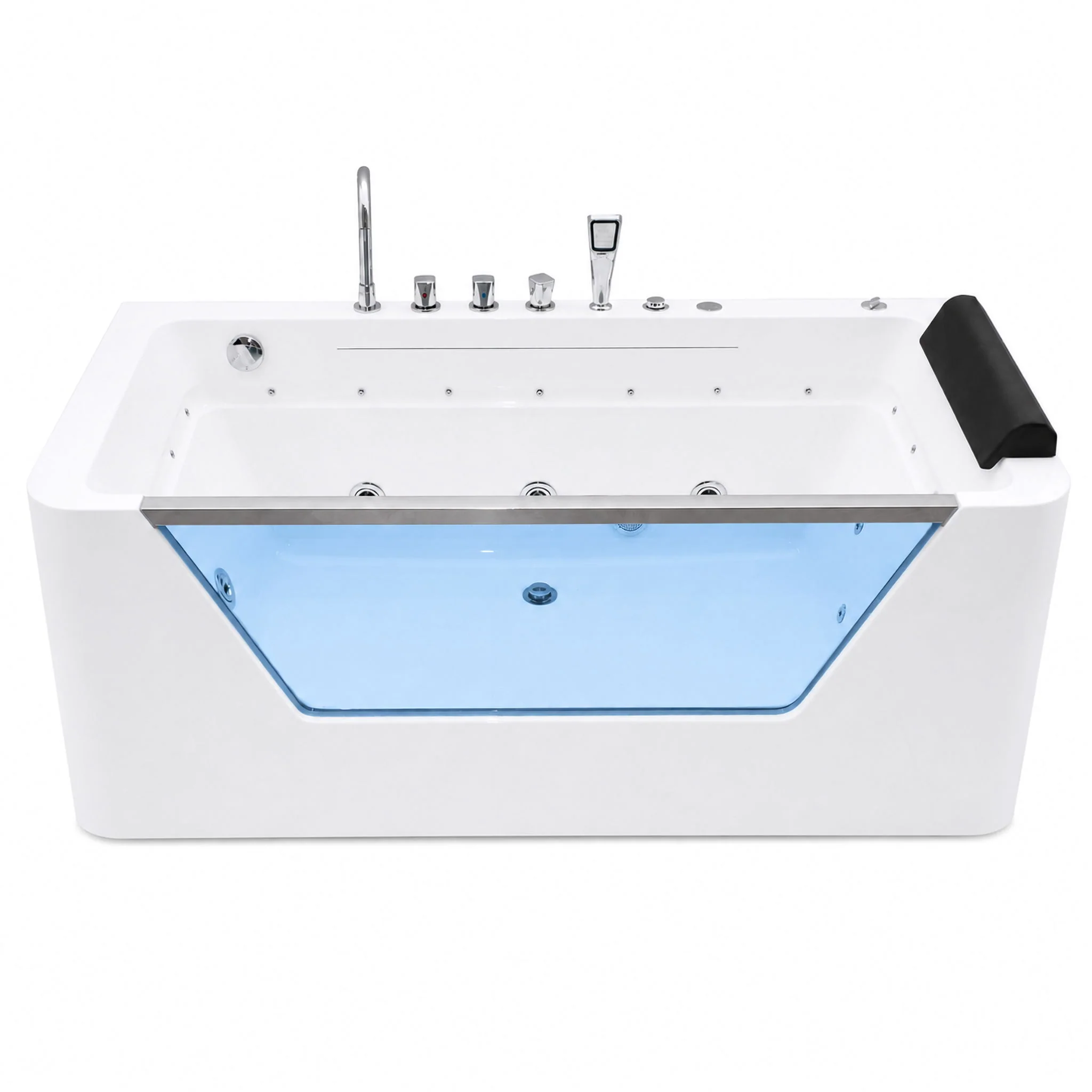 Xavier - Single Massage Bathtub - Milk White