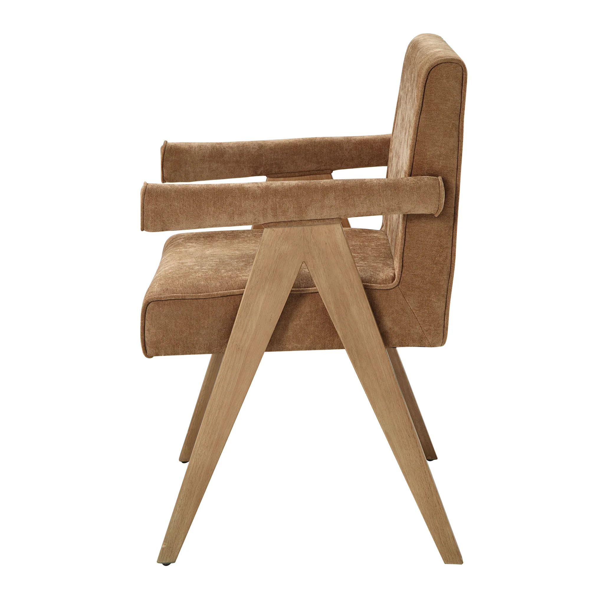 Zoey - Arm Chair (Set of 2) - Chocolate - Image 3